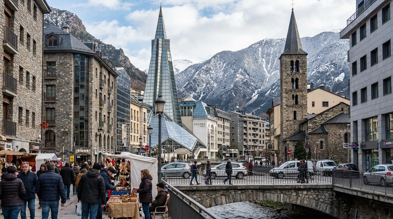 Scenic view of Andorra