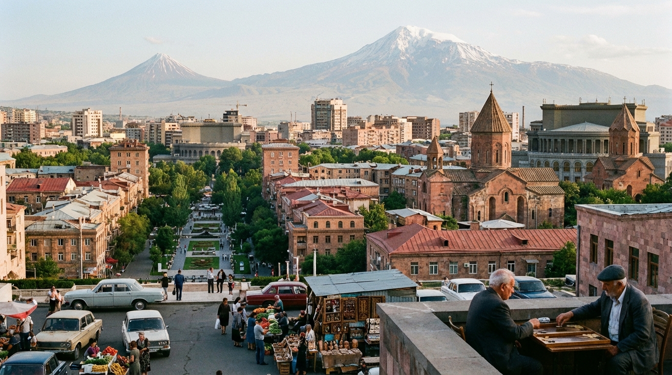 Scenic view of Armenia