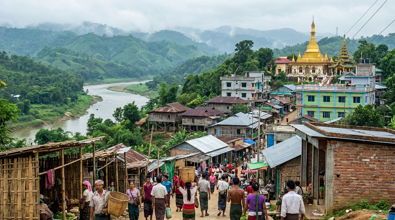 Scenic view of Bandarban, Bangladesh