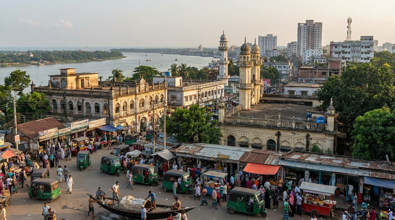 Scenic view of Chattogram, Bangladesh