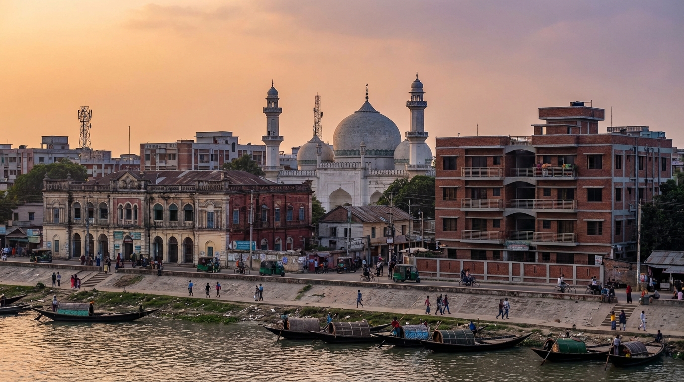 Scenic view of Rajshahi, Bangladesh
