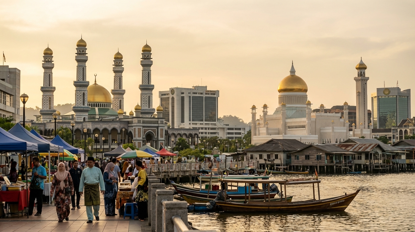 Scenic view of Brunei