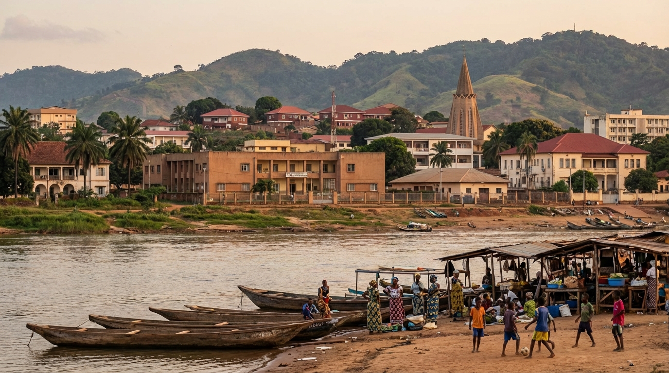 Scenic view of Central African Republic