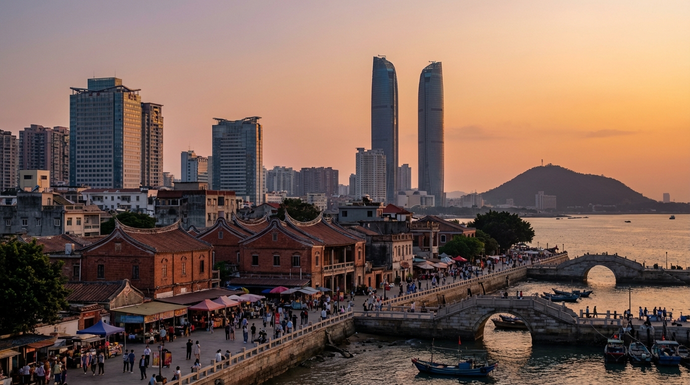 Scenic view of Fujian, China