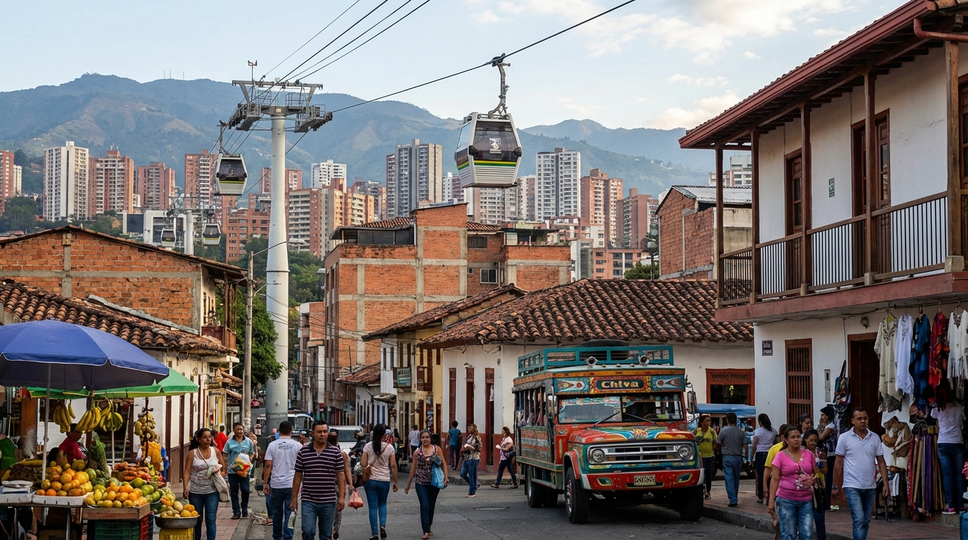 Scenic view of Colombia