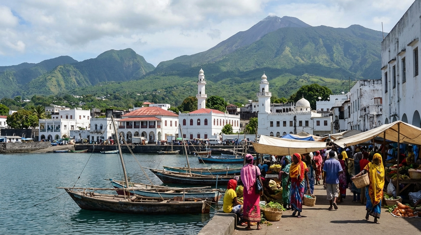Scenic view of Comoros