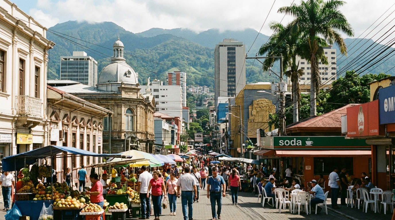 Scenic view of Costa Rica