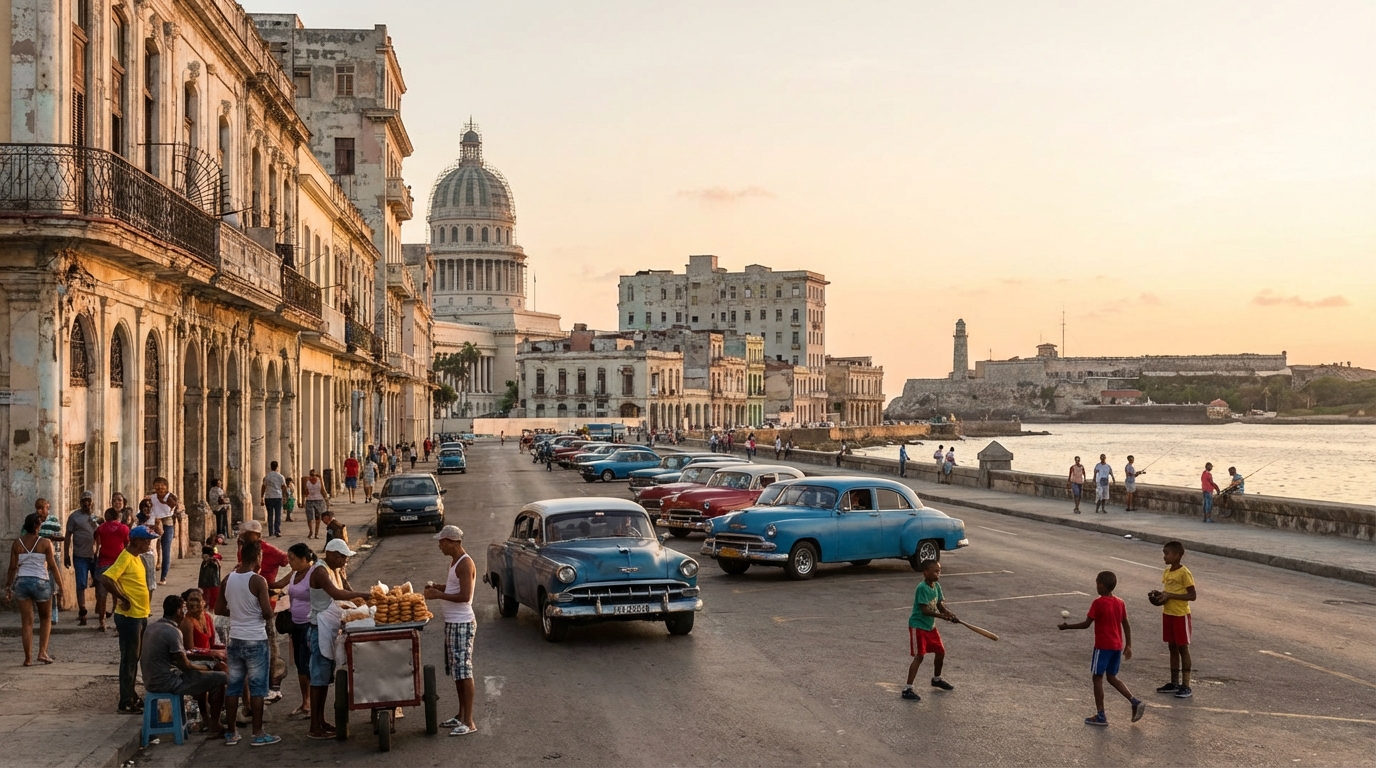 Scenic view of Cuba