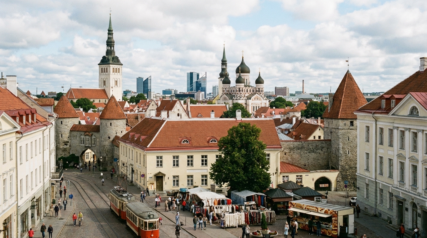 Scenic view of Estonia