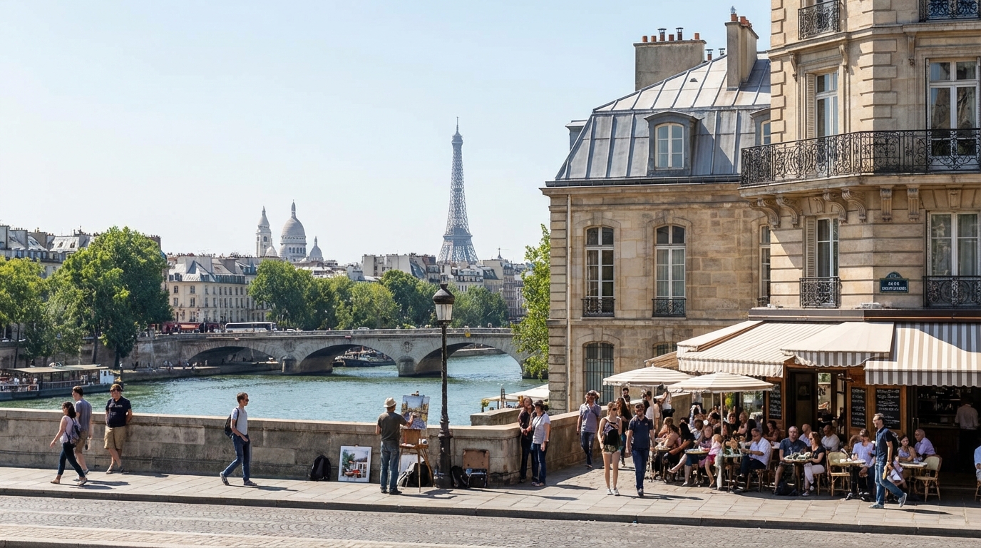 Scenic view of France