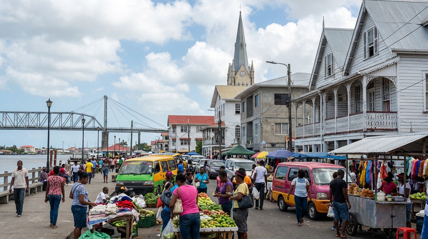 Scenic view of Guyana
