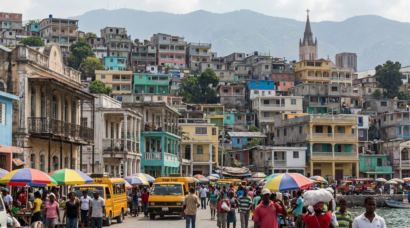 Scenic view of Haiti