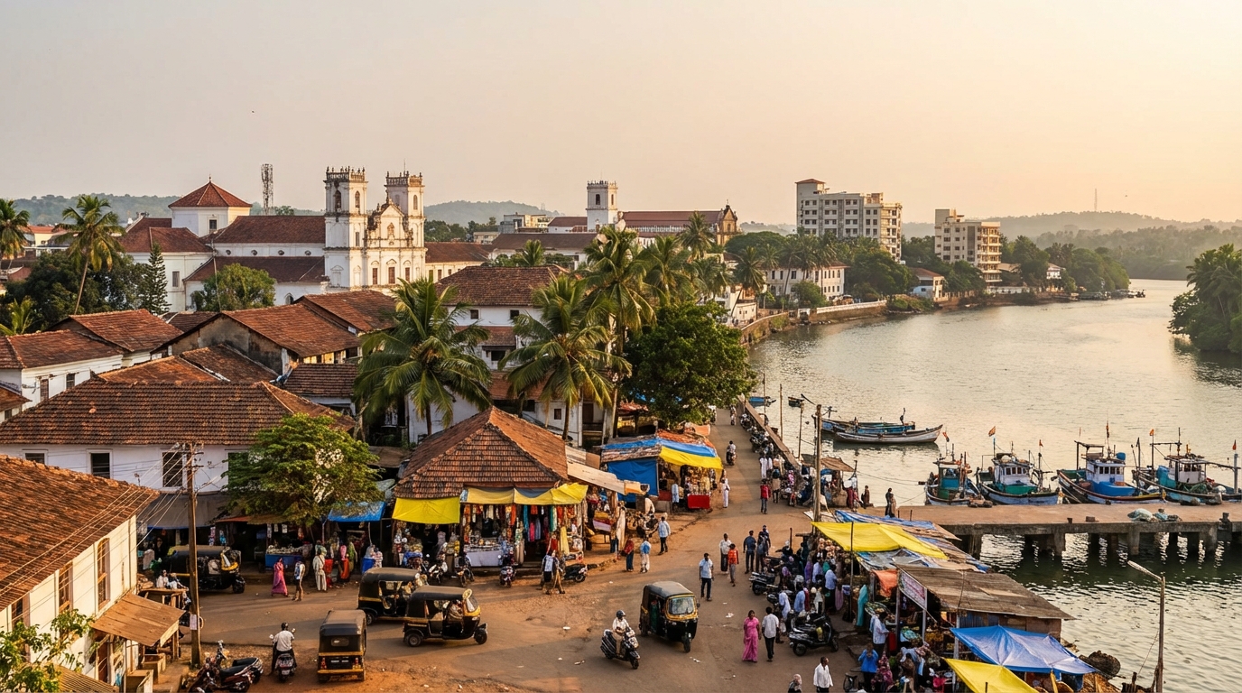 Scenic view of Goa, India