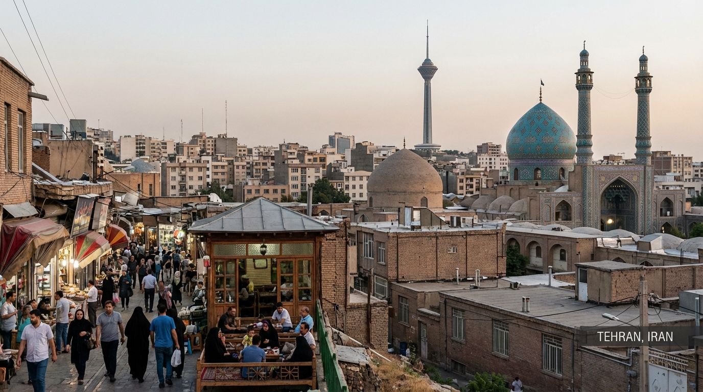 Scenic view of Iran