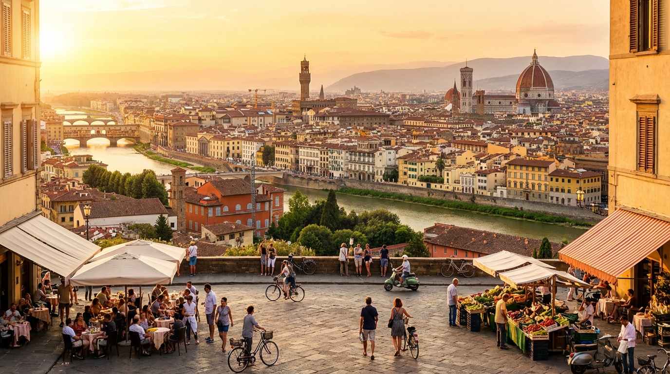 Scenic view of Italy