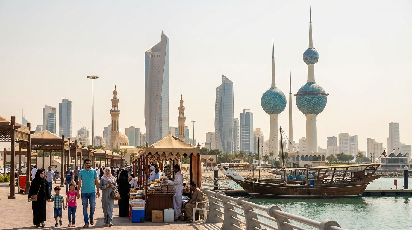 Scenic view of Kuwait