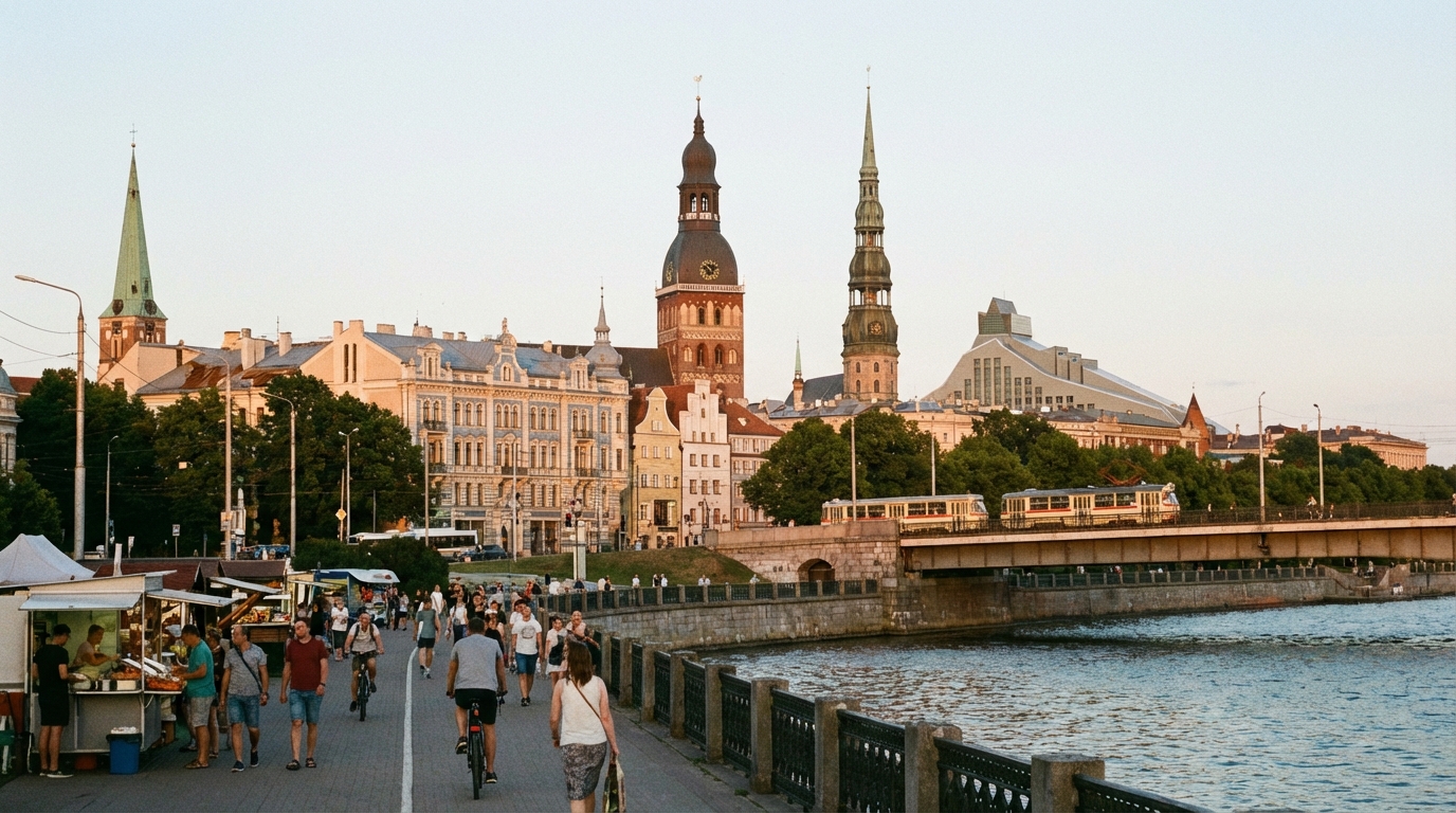 Scenic view of Latvia