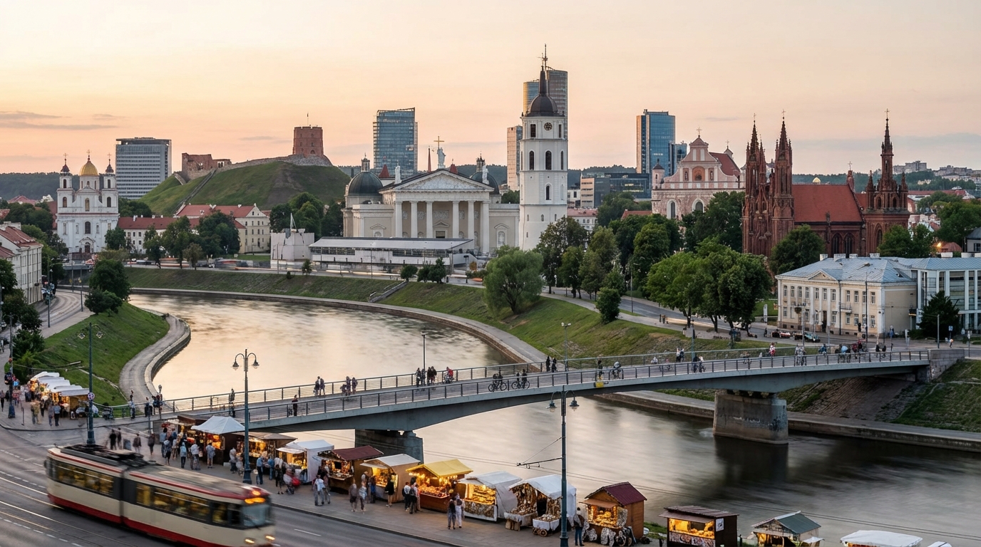 Scenic view of Lithuania