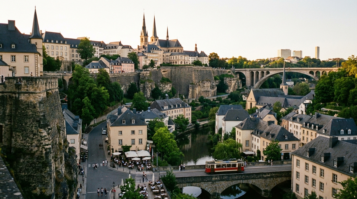 Scenic view of Luxembourg