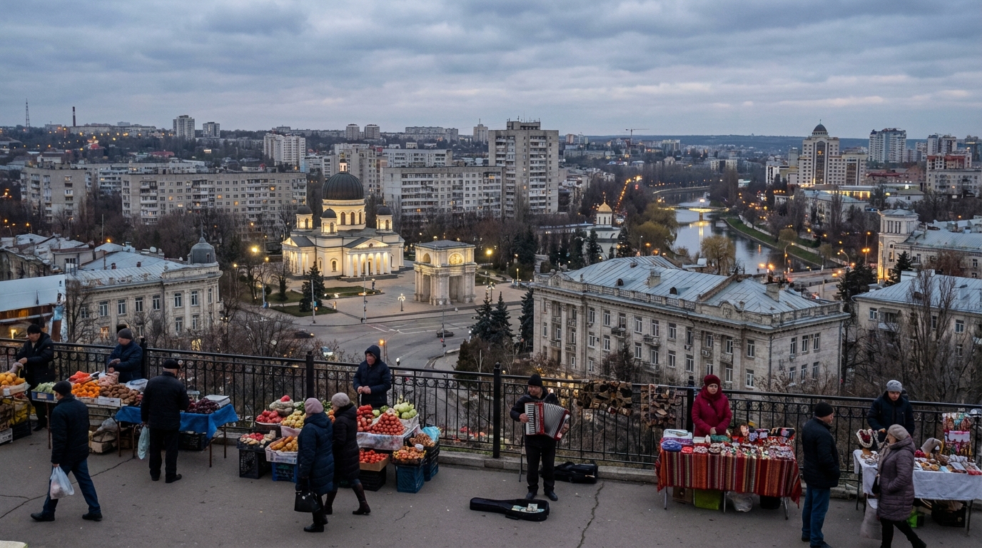 Scenic view of Moldova