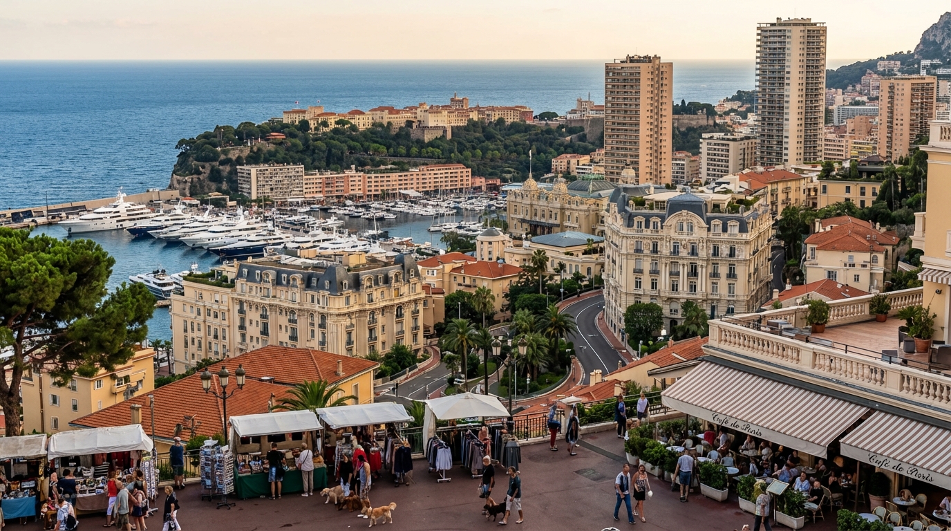 Scenic view of Monaco