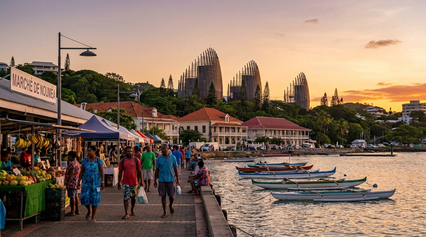 Scenic view of New Caledonia