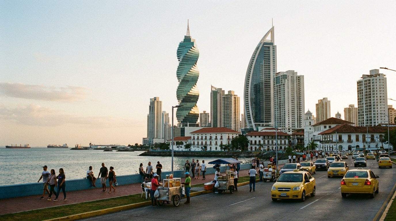 Scenic view of Panama
