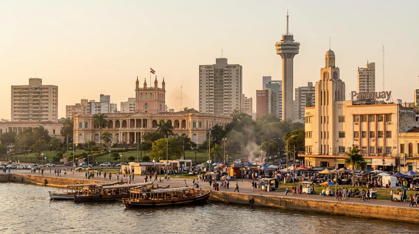 Scenic view of Paraguay