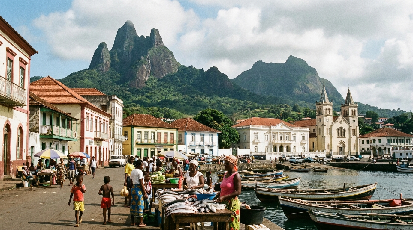 Scenic view of Sao Tome and Principe