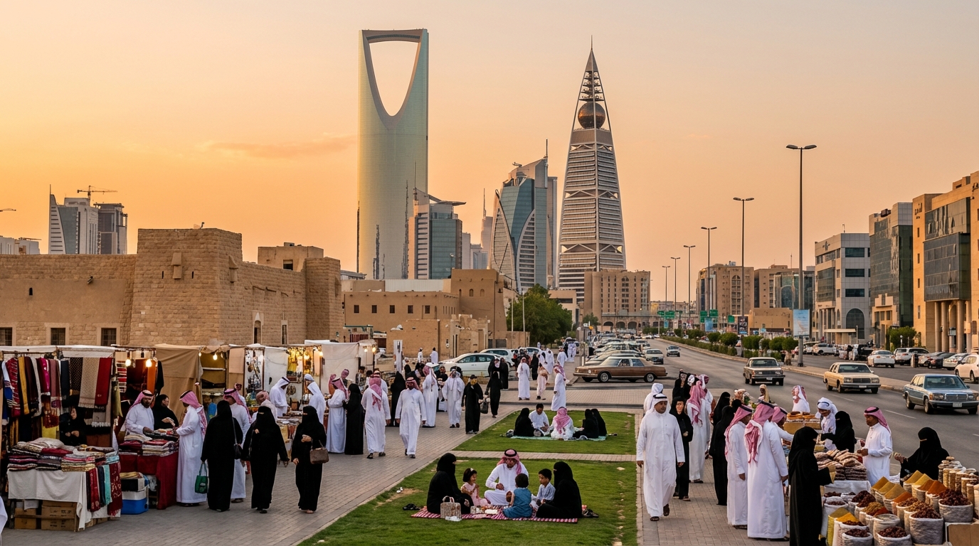 Scenic view of Saudi Arabia