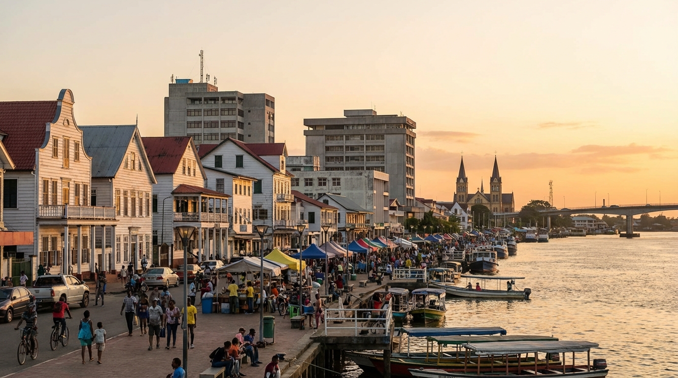 Scenic view of Suriname