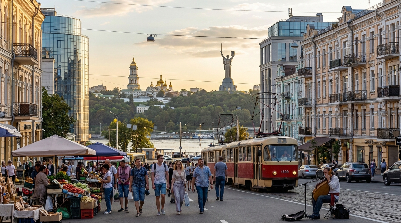 Scenic view of Ukraine