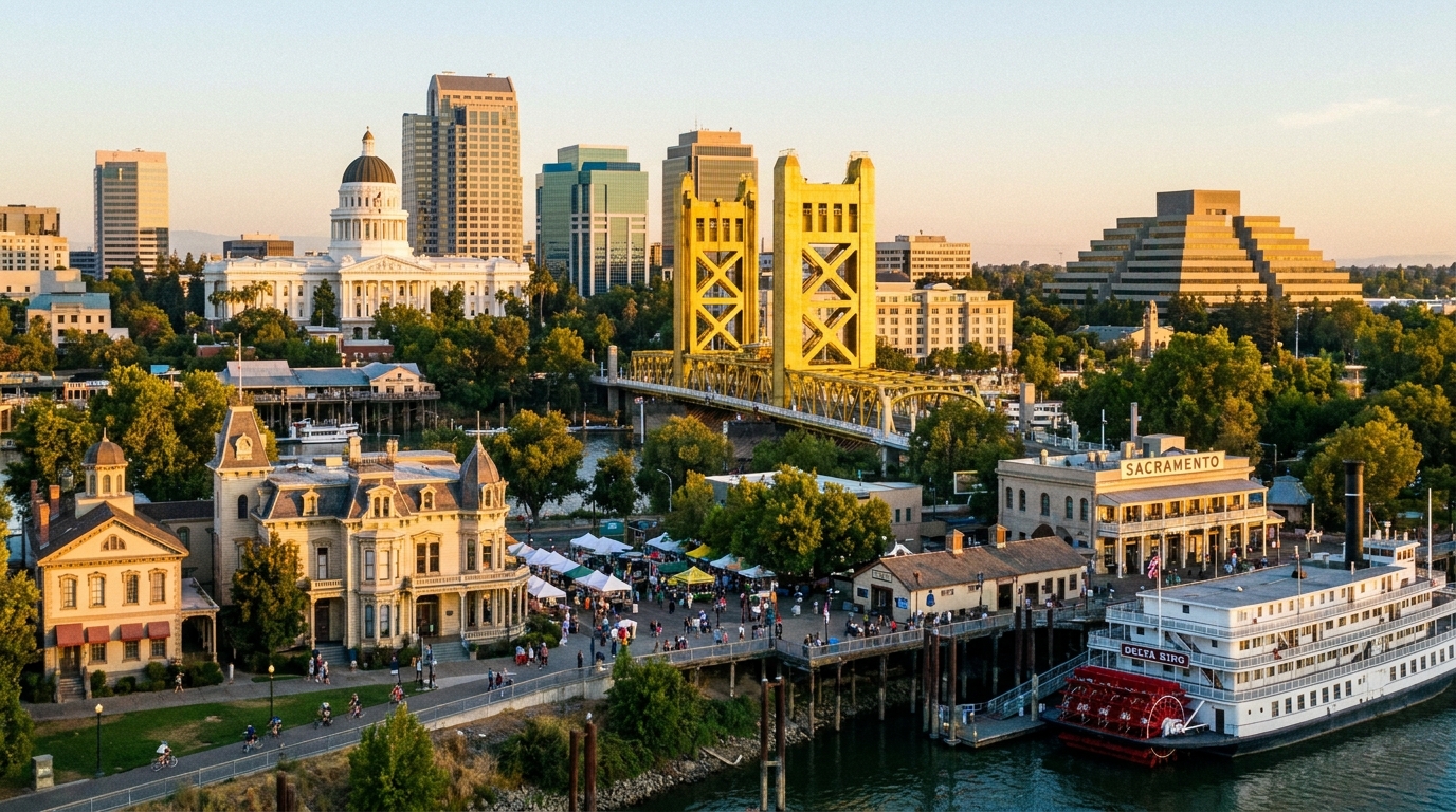 Scenic view of Sacramento, United States of America