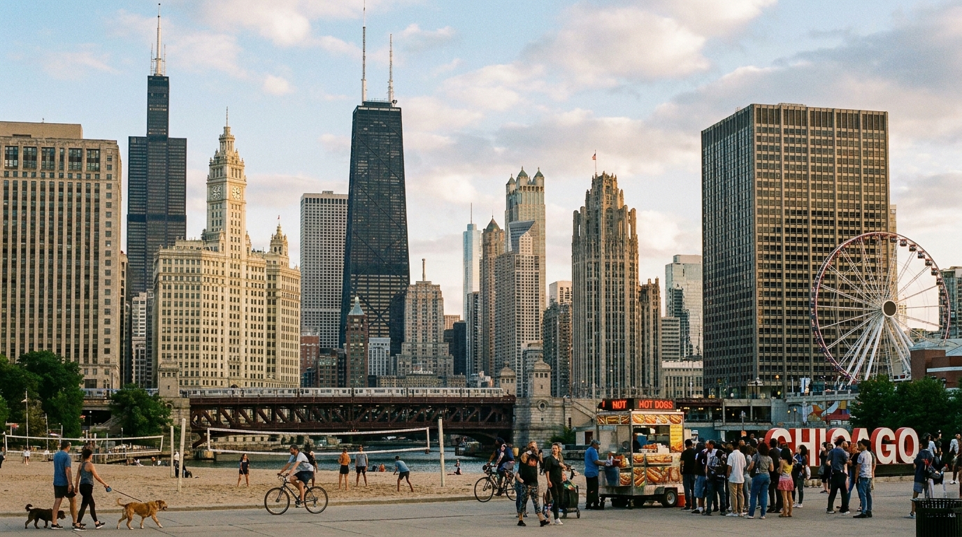 Scenic view of Chicago, United States of America