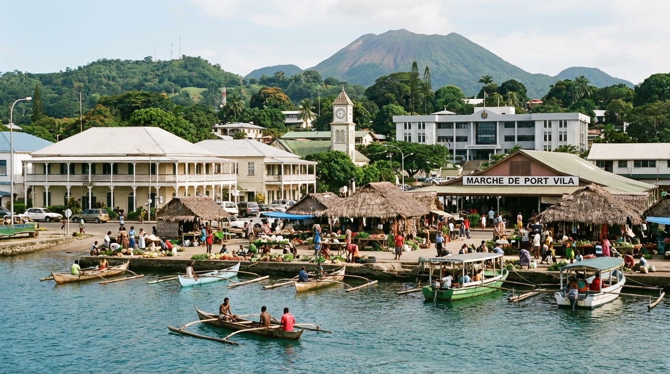 Scenic view of Vanuatu