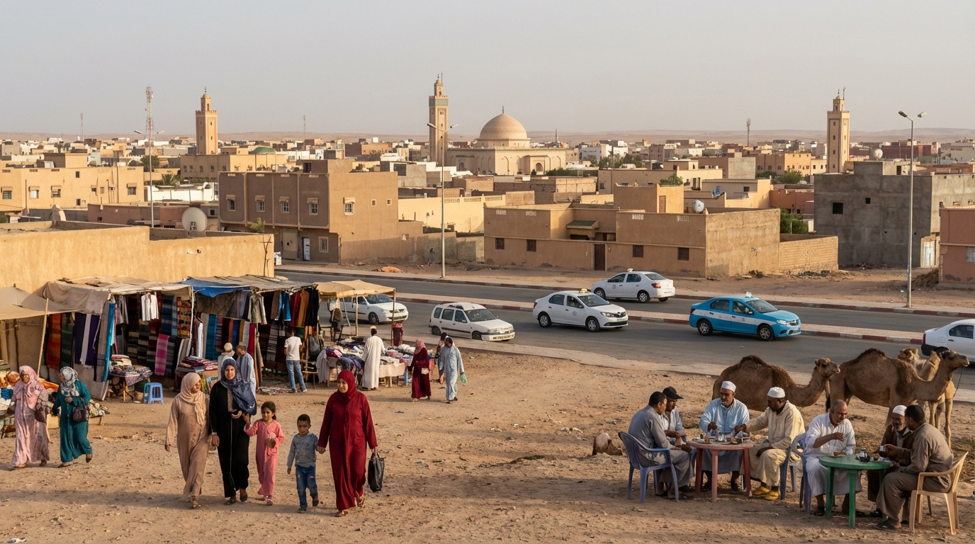 Scenic view of Western Sahara